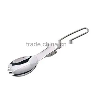 Stainless Steel Folding Spork thumbnail-1