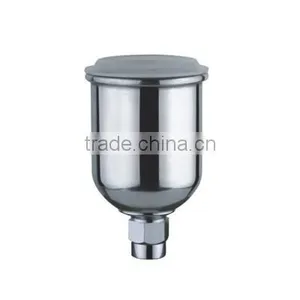 Spray Gun Spare Cups 100ml, Aluminum Body and Plastic Lid, Gravity Feed Spray Gun Replacement Cups thumbnail-1