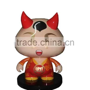 Resin Cute Cartoon Little Fuwa Statue thumbnail-1