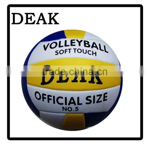 Custom Sand Beach Soft Play Official Size 5 TPU Machine Stitched Volleyball thumbnail-3