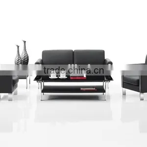 S-18 Simple Design Stainless Steel Frame Office Sofa Set thumbnail-3