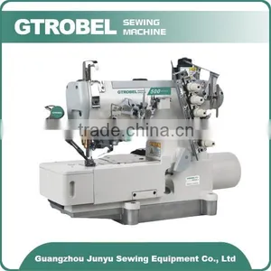 3 Needles 2 Thread Flat Bed Type Auto Interlock Sewing Machine thumbnail-1