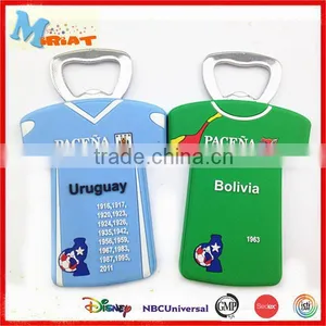 Custom Sports Uniform Soft Pvc Bottle Opener thumbnail-1