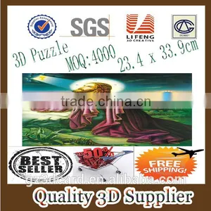 Guangzhou Lifeng Cardboard Paper Puzzle/custom Jigsaw Puzzle/3d Puzzle Game thumbnail-1