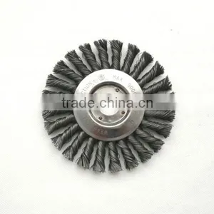 Twist Knot Wheel Brushes With Arbor Hole, Diameter 150mm or 6" thumbnail-1