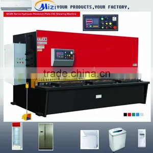 CNC Hydraulic Swing ,Hydraulic Guillotine Shearing Machine,refrigeration Equipment ,Hydraulic Guillotine Swing Beam Shear QC12K, thumbnail-1
