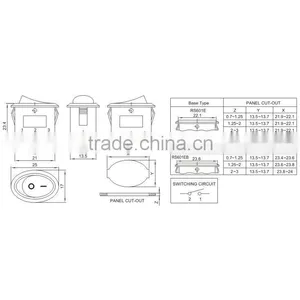 High Quality Rocker Switch T125 thumbnail-2