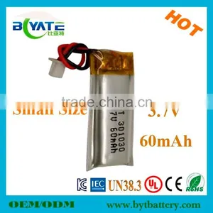 Best Sale Small 3.7V Rechargeable Li-ion Battery for Smart Watch thumbnail-1