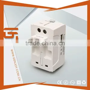 UK AUS US EU Plug Universal Travel Adapter With Single USB thumbnail-5