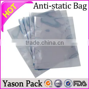 Yason Aluminum Foil Bag With Clear Window Anti-static Bag for Electronic Packaging Aluminum Bag With Bottom Gusset thumbnail-3