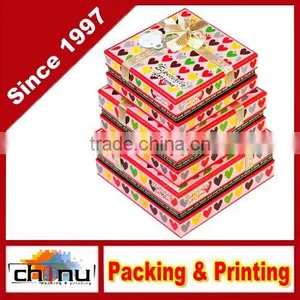 Set of 4 Suede Storage Boxes - 4 Varying Nesting Sizes (110302) thumbnail-1
