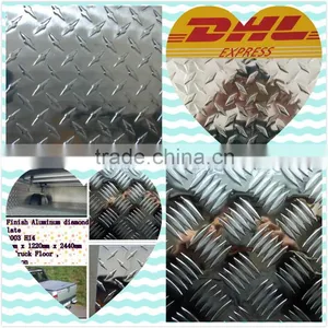 Mill Finish 1060 3003 H16 H24 Aluminum Tread Plate for Anti-slip Trairs thumbnail-1