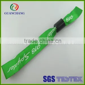 Custom Logo Cheap Woven Wristband, Rfid Wristband, Fabric Wristband thumbnail-5
