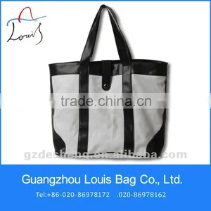 Fashion Canvas Shopping Handbag thumbnail-1
