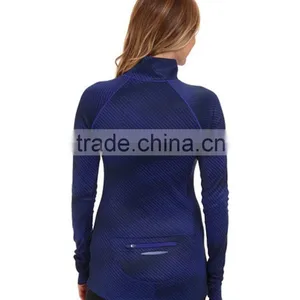 Lady's Long Sleeve Summer Cycling Jersey Cheap thumbnail-2