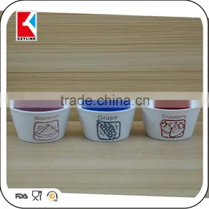 12cm Matt Finish Colored Custom Logo Promotional Ceramic Soup Bowl Ceramic Serving Bowls thumbnail-2