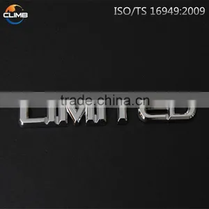 4mm 3d Stickers Chrome Car Custom Separated Letters /V6 Car Emblem thumbnail-4