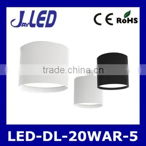 High Quality Open Mounted Pass CE ROHS Cylinder Shape Led 20w Downlight Light thumbnail-1