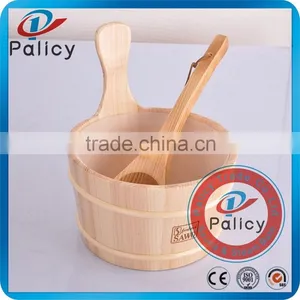 Wooden Sauna Bucket Wood Sauna Ladle Sauna Accessories thumbnail-4