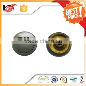 Round Shape Sewing Buttons Brass High Quality Jeans Rivet for Manufacturers thumbnail-3
