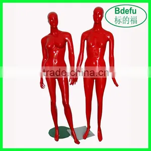 Fashion Display Red Color Female Model thumbnail-1