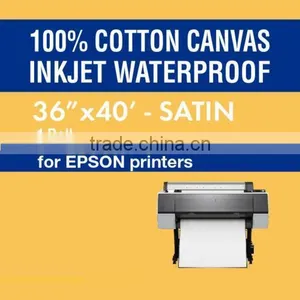 Competitive Price Inkjet Cotton Canvas Roll Manufacturer From China thumbnail-1