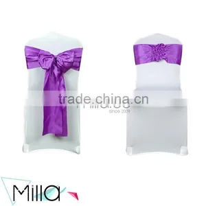 Satin Elastic Chair Sash thumbnail-2