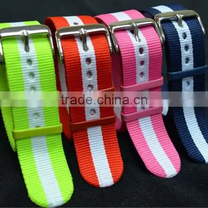 2016 High Quality Watch Band Nylon Wristband Adjustable Nylon Strap Nato Strap thumbnail-1