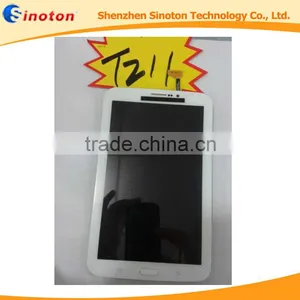 New T211 Touch Screen Digitizer Replacement for Samsung Galaxy Tab 3 7.0 SM-T211 -White/Black Red thumbnail-1