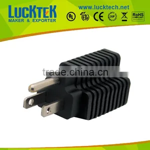 Nema 5-15P Male to Nema 5-15R Female+ 5-20R Power Supply Adapter thumbnail-1