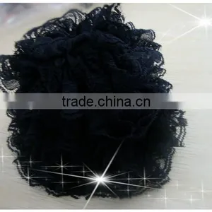 Black Lace Ruffle Hat Girls Fancy Baby Hats for Baby Girls Wholesale thumbnail-1