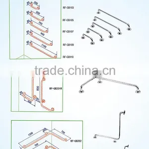 304 Stainless Steel Bathroom Security Grab Bars(RF-GB103-110) thumbnail-4
