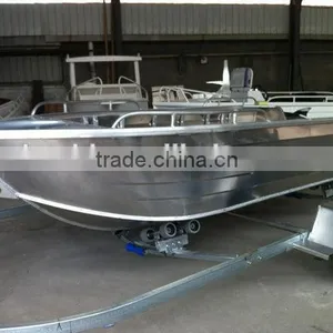 13ft 3mm All Welded V Type Small Aluminum Fishing Boat thumbnail-1