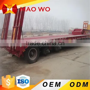 China Manufacturer Tri-axle Air Suspension Drop Deck Low Bed Semi Trailer Quality Choice thumbnail-5