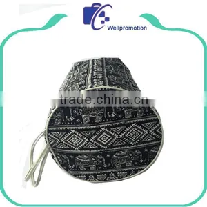Ethnic Style 12oz Canvas Drawstring Round Backpack thumbnail-5