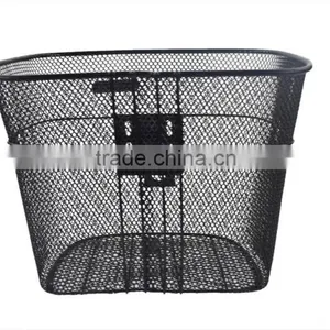 Black Steel Front Bicycle Basket HAOCHI Basket 002 003 thumbnail-5