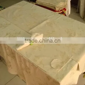 High Quality Polyester Jacquard Cheap Table Cover thumbnail-1
