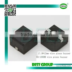 17.9*12mm Hot Sell 24V 95-100DB Wire Piezo Buzzer SMT1912 thumbnail-1