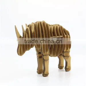 DIY Customized 3D Cardboard Paper Puzzle Animal Models thumbnail-4