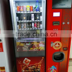Combo Vending Machine With Bright LED /water Vending Machine With All Metal Cabinet Indoor Playground 24 Hours Service thumbnail-5