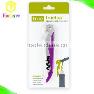 China Manufacturer Wholesale Promotional Screwpull Purple Wine Opener thumbnail-2