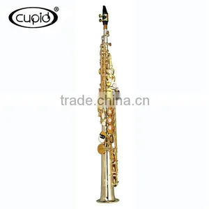 YSS-301105SG/CUPID Wind Instrument Professionl Silver Gold Soprano Saxophone thumbnail-1