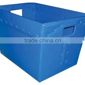 Blue Corflute Tote Box/corrugated pp Mailling Tote thumbnail-1