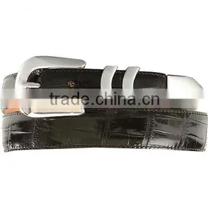 Fashion Women Leather Dress Belt Crocodile Print Belt thumbnail-3