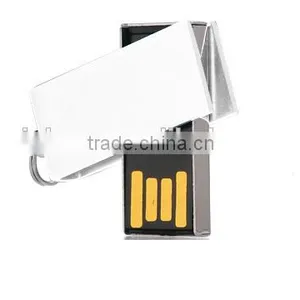 Promotion Gift Swivel Shaped USB Flash Drive Pendrive Memory Stick Mini Pen Drive With Custom Logo thumbnail-1