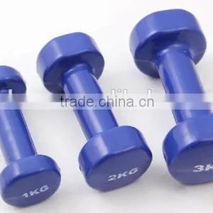 PVC Vinyl Dipping Dumbbells thumbnail-1