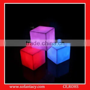 Colour Changing Led Light up Glow Cube Light for Party Favors thumbnail-1