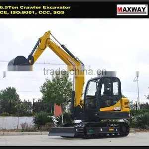 6 Ton China Made Brand New Small Excavator With Steel Crawler, CE / ISO Certificate, CT65-8A , CT65-8B thumbnail-4