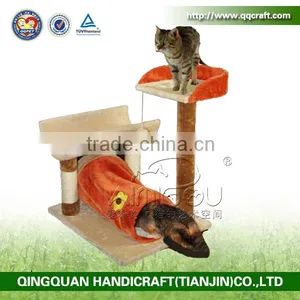 Wholesale Plush Classica Pet Toy Sisal Cat Scratching Post thumbnail-1