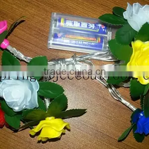 Indoor and Outdoor LED Rose Light String for Christmas Festival Party or Holiday Point Party Light thumbnail-1